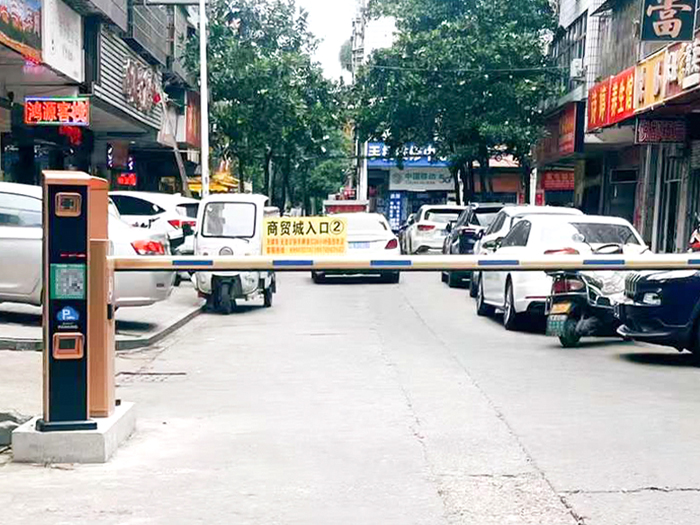 某村街道采用 “安快” 車牌識別系統